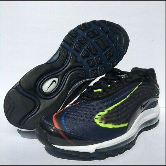 Nike Air Max Deluxe in Black/Midnight Navy - Picture 3 of 8